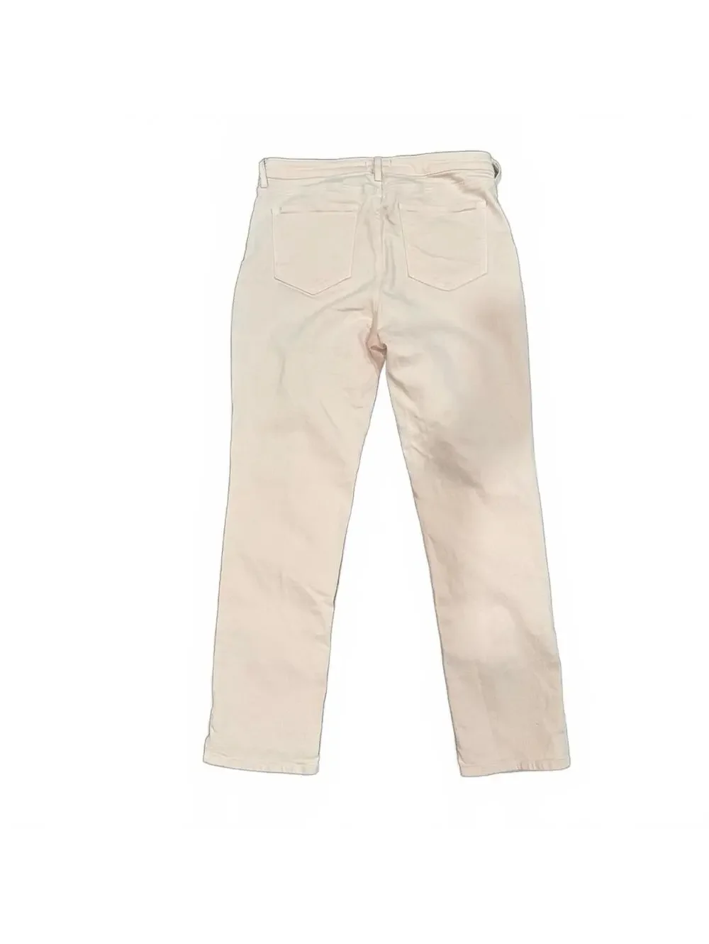 NYDJ Curves 360 Pastel Pink Slim Straight Stretch Ankle Length Jeans- Size 8 - Picture 2 of 8